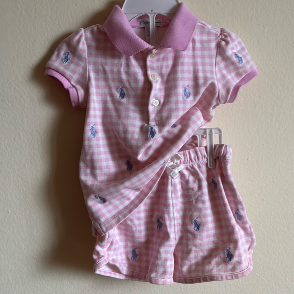 Ralph Lauren toddler short set